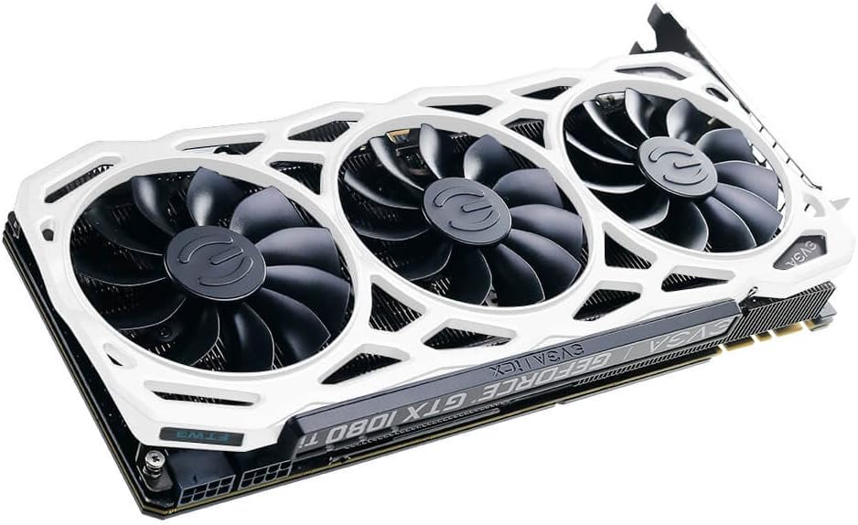EVGA GeForce GTX 1080 Ti FTW3 Elite Gaming White 11GB 12GHz GDDR5X iCX Technology - 9 Thermal Sensors & RGB LED Graphics Card (11G-P4-6797-K1)