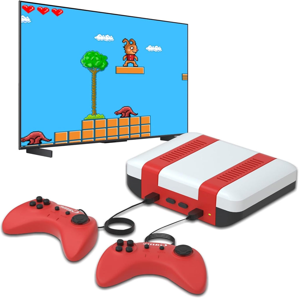 Classic Mini Retro Game Console | Built-in 328 Classic TV Games, Comes with 2 Controllers, AV Output, Plug and Play