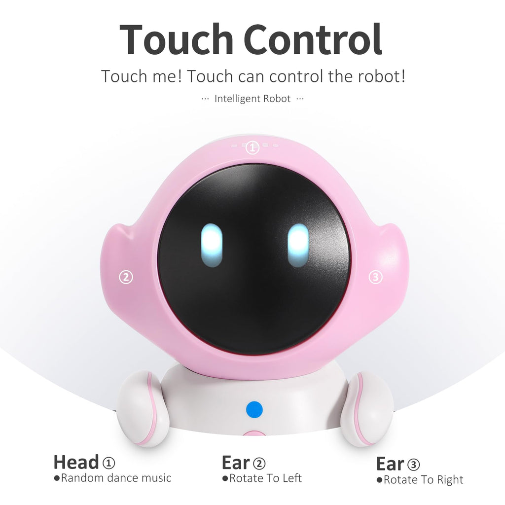 GILOBABY Interactive Robot for Kids Ages 3-8 – Rechargeable with Voice Control & Playback Mode – Educational Toy that Sings, Dances and Touch Control