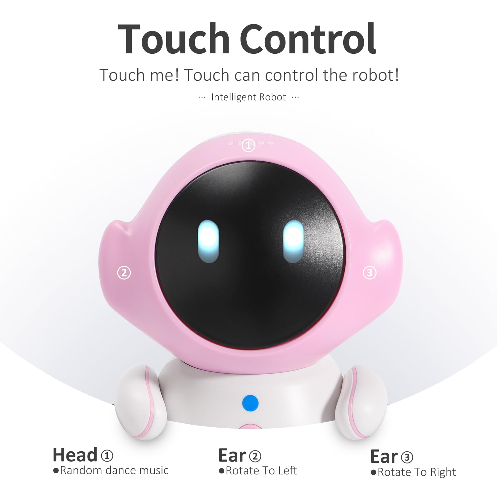 GILOBABY Interactive Robot for Kids Ages 3-8 – Rechargeable with Voice Control & Playback Mode – Educational Toy that Sings, Dances and Touch Control