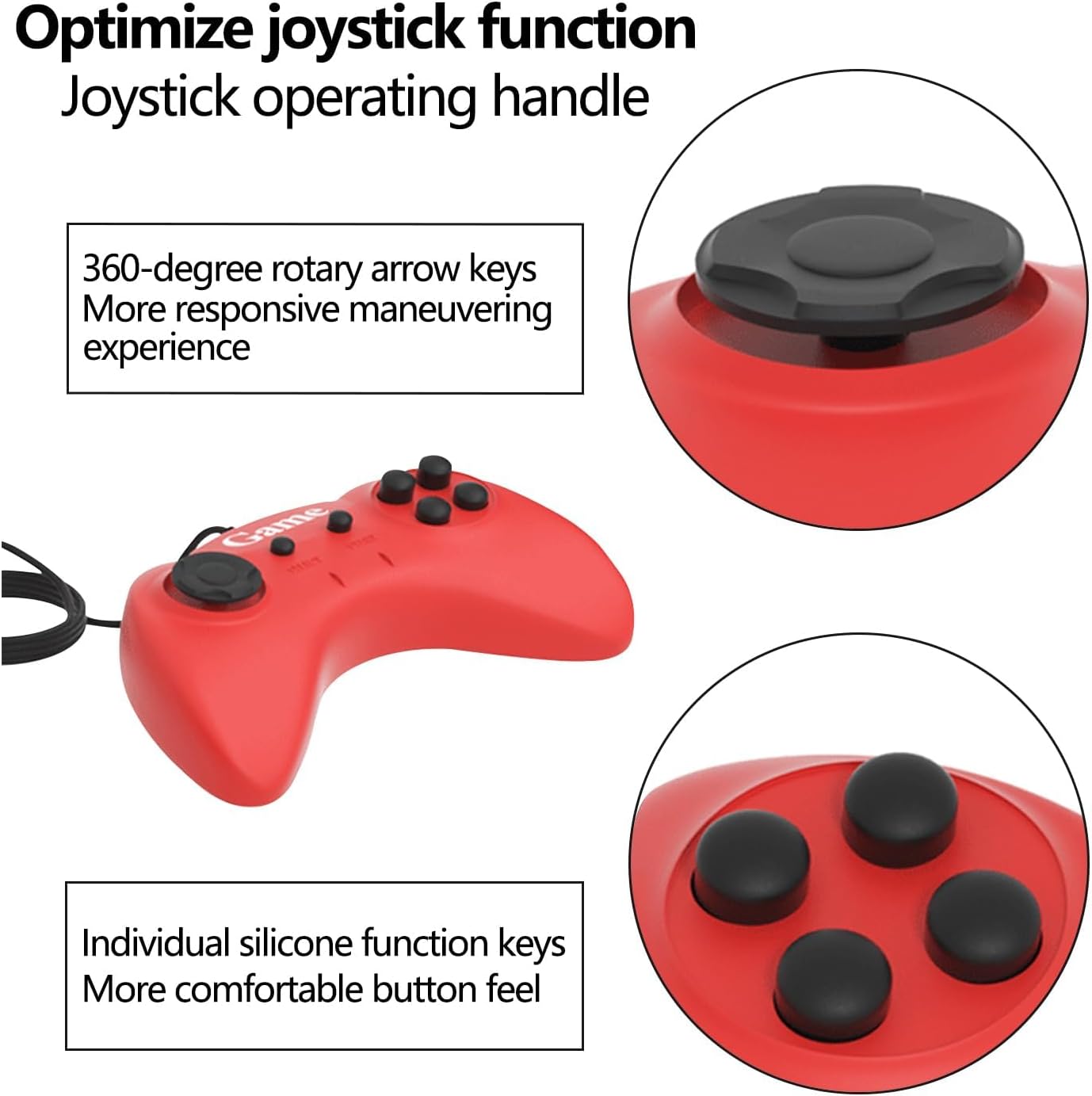 Classic Mini Retro Game Console | Built-in 328 Classic TV Games, Comes with 2 Controllers, AV Output, Plug and Play