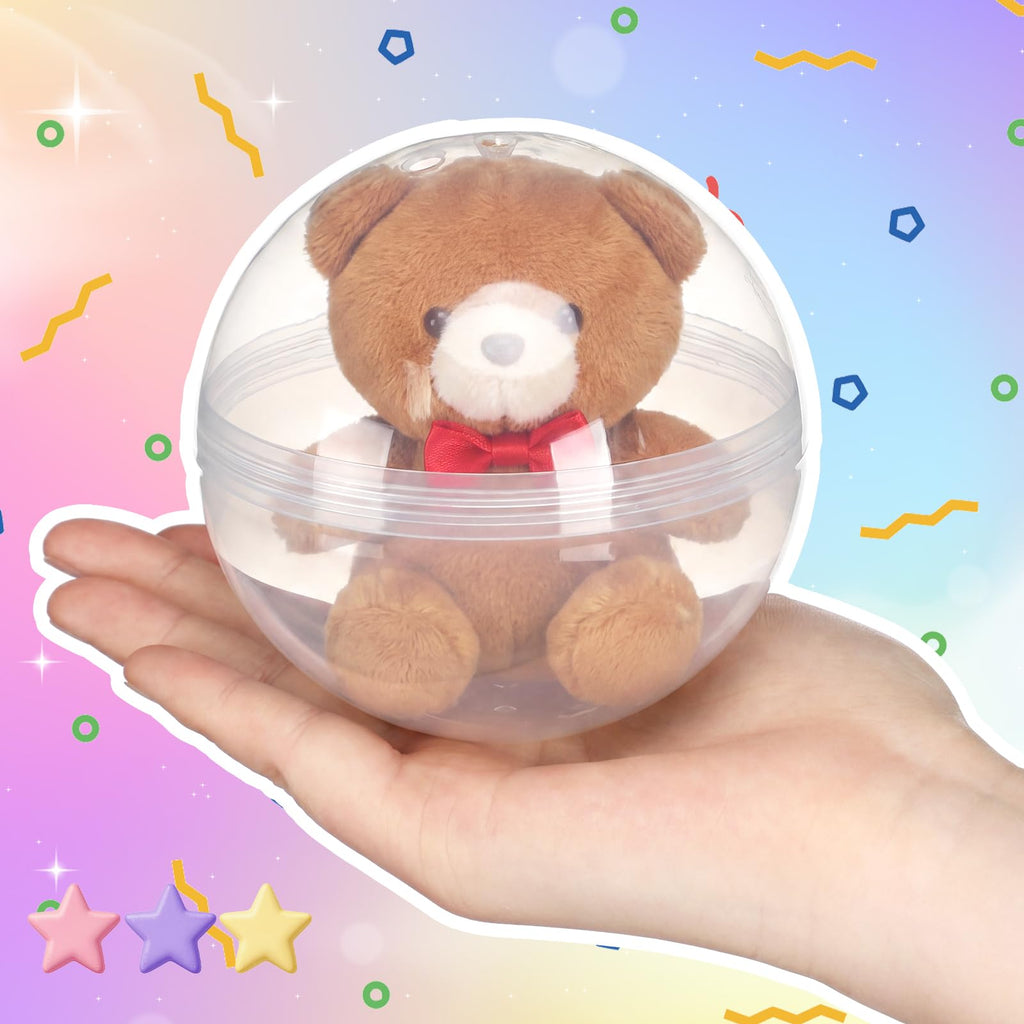 Sosation 150 Pcs 1.77 Inch Gumball Vending Machine Capsules Empty Round Plastic Containers for Prizes Party Favors (Stylish Color)