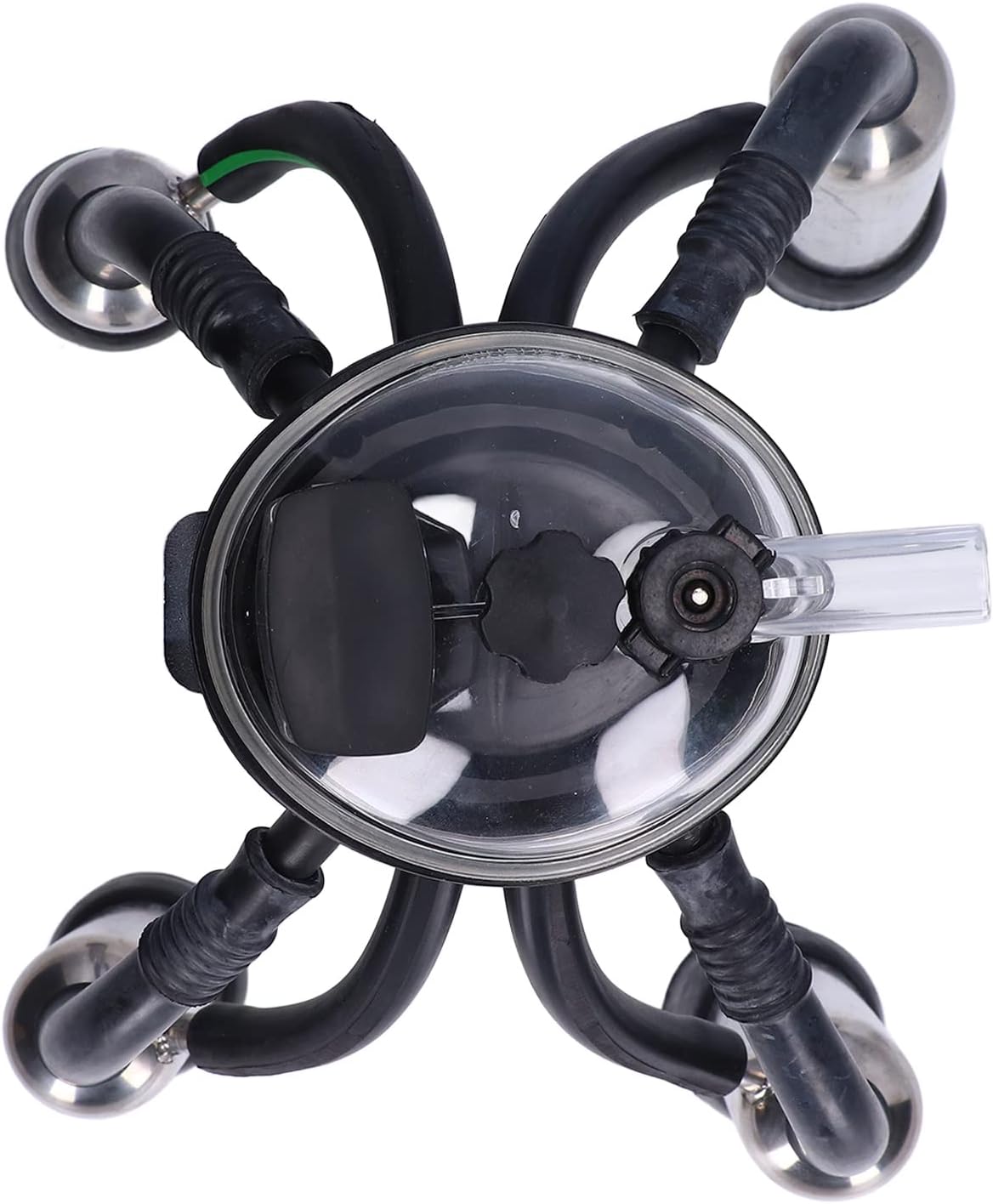 Cow Milking Cluster, Silicone Stainless Steel Cup Set Sheep Milking Cluster Milking Machine for Vacuum Pump Milk Machine