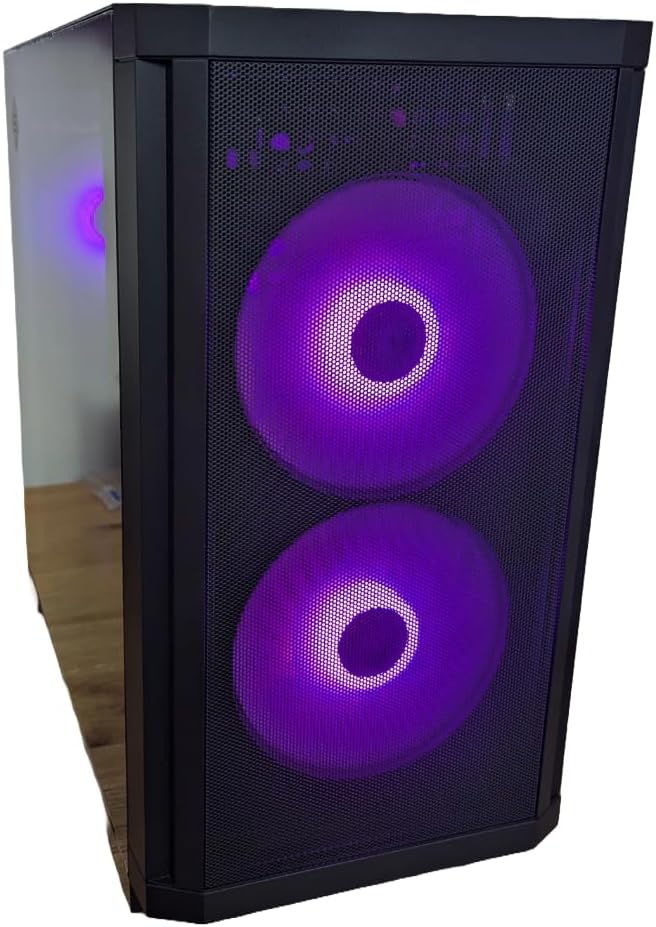 Centaurus Pollux M5 Gaming PC - AMD Ryzen 5 9600X, Radeon RX 9060 XT, 1TB NVMe SSD, 16GB RAM DDR5, Windows 11 PRO, WiFi. Custom Gamer Computer, Upgrade Path