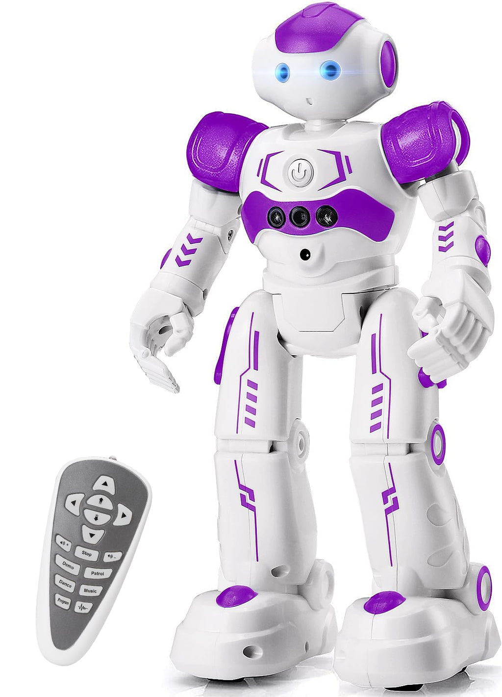 KingsDragon RC Robot Toys for Kids, Gesture & Sensing Programmable Remote Control Smart Robot for Age 3 4 5 6 7 8 Year Old Boys Girls Birthday Gift Present
