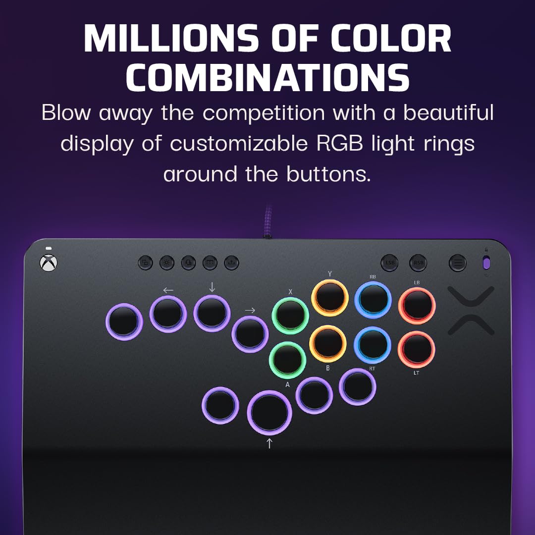 Turtle Beach Victrix Pro KO Leverless All Button Fight Stick for PlayStation 5, Officially Licensed PS5|PS4, Windows 10/11 PC, Customizable eSports Tournament Ready Controller, Arcade Controller, Gray