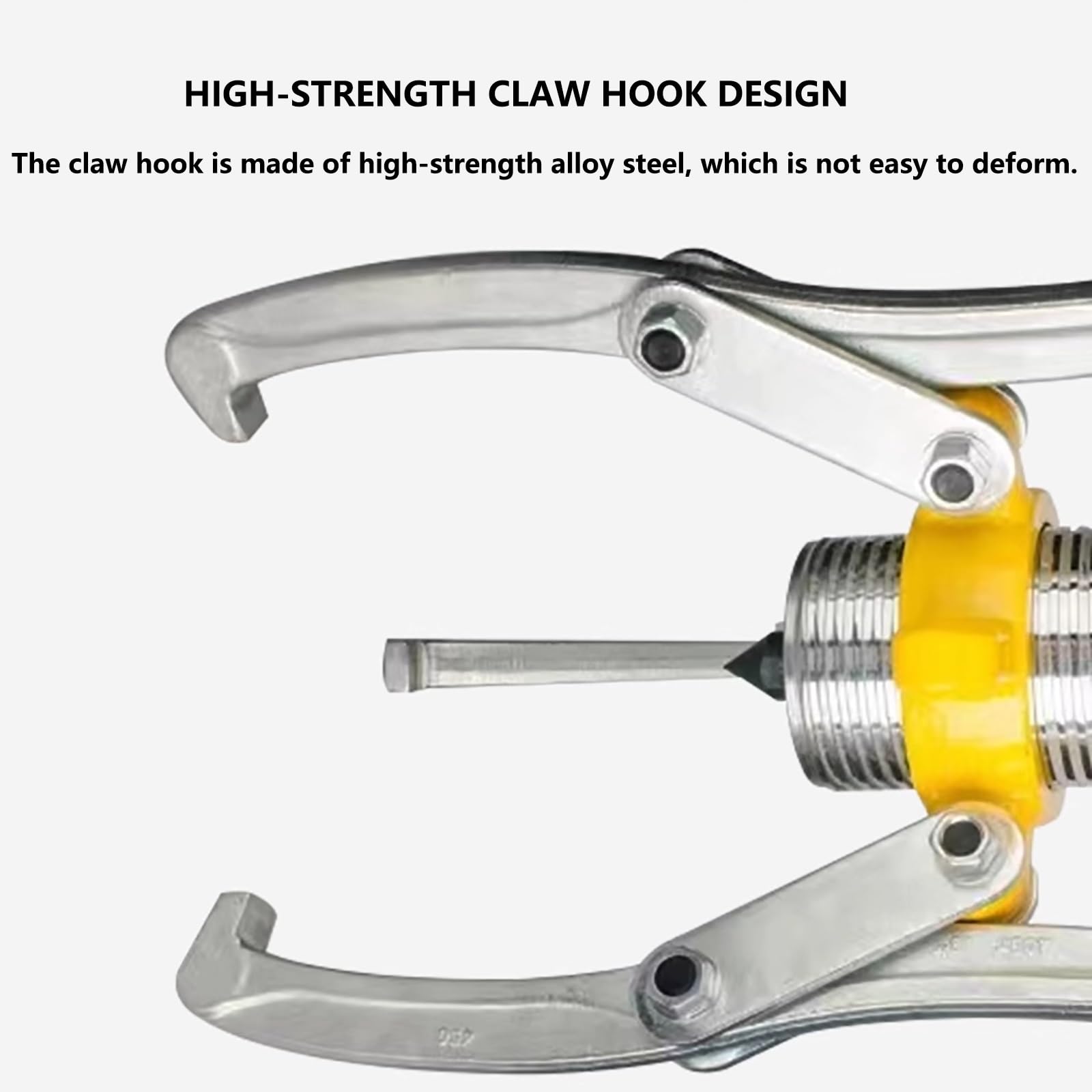 Hydraulic Gear Puller with Hand Pump, 5-50 Tons, 2 or 3 Jaws, for Separating Tools in Confined Spaces, Vertical and Horizontal Use