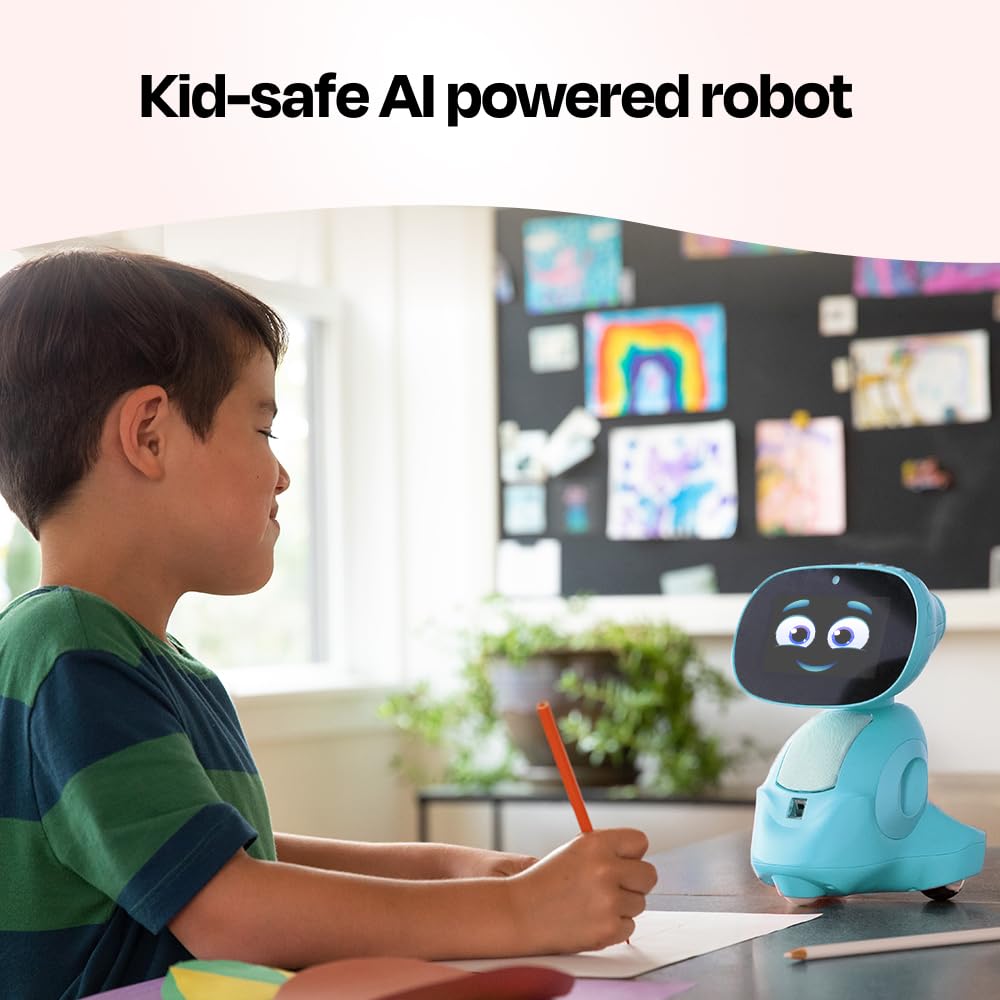 Miko 3 AI Robot for Kids – Smart Educational & STEAM Learning Robot with Interactive Apps, Games, Stories & Activities for Girls & Boys Ages 5–10 | Red