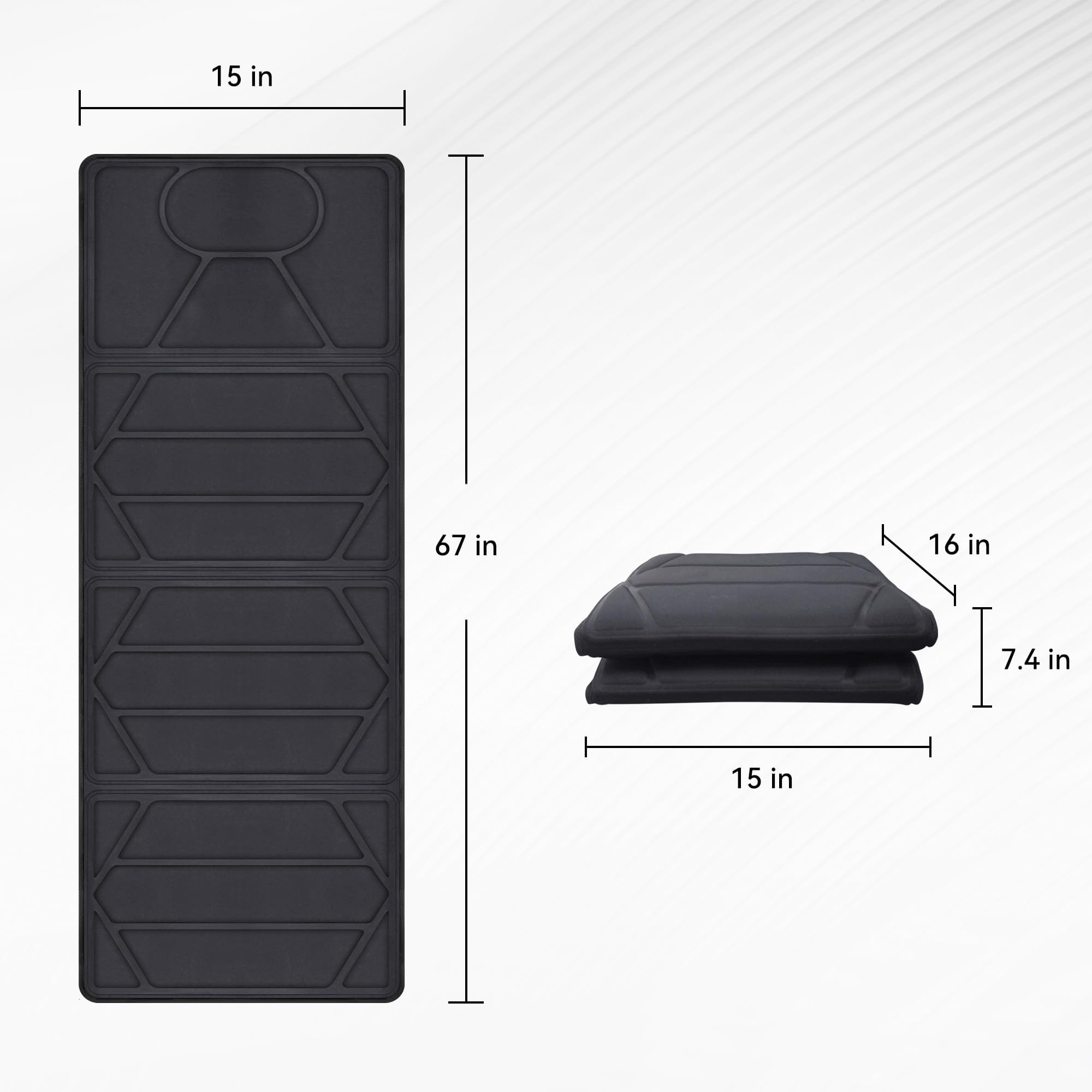 Snailax Full Body Massage Mat Pad for Bed, Massage Chair Pad with 10 Vibration Motors & 5 Massage Modes, Vibrating Heating Massager Mattress Pad for Back, Fathers Day Gift for Dad Men Women