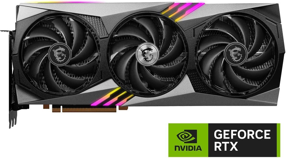 MSI Gaming GeForce RTX 4080 16GB GDRR6X 384-Bit HDMI/DP Nvlink Tri-Frozr 3 Ada Lovelace Architecture Graphics Card (RTX 4080 16GB Gaming X Trio)