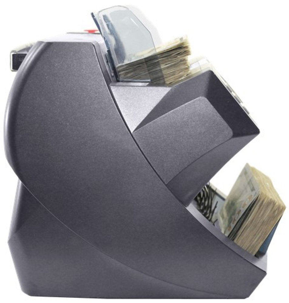 AccuBANKER AB4200MGUV Bill Counter Machine, 300 Bills Hopper Capacity Variable Counting Speeds up to 1,800 Bills/Min with 3-Point Counterfeit Detector Magnetic Ultraviolet, Commercial Grade, UL & CE