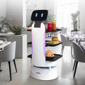 Autonomous Food Delivery Robot – Smart Restaurant Waiter, Large Capacity Tray, Indoor Navigation with Elevator Control, Automatic Obstacle Avoidance, Self-Charging, Contactless Commercial Meal Server