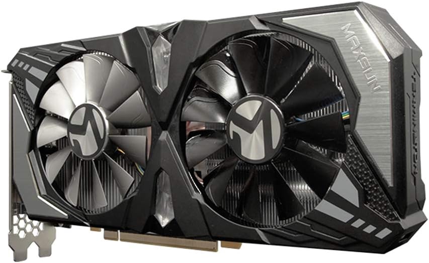 MAXSUN GeForce RTX 2060 6GB GDDR6 Gaming Graphics Card Overclocked Dual Fan OC Graphics Card GeForce RTX 2060
