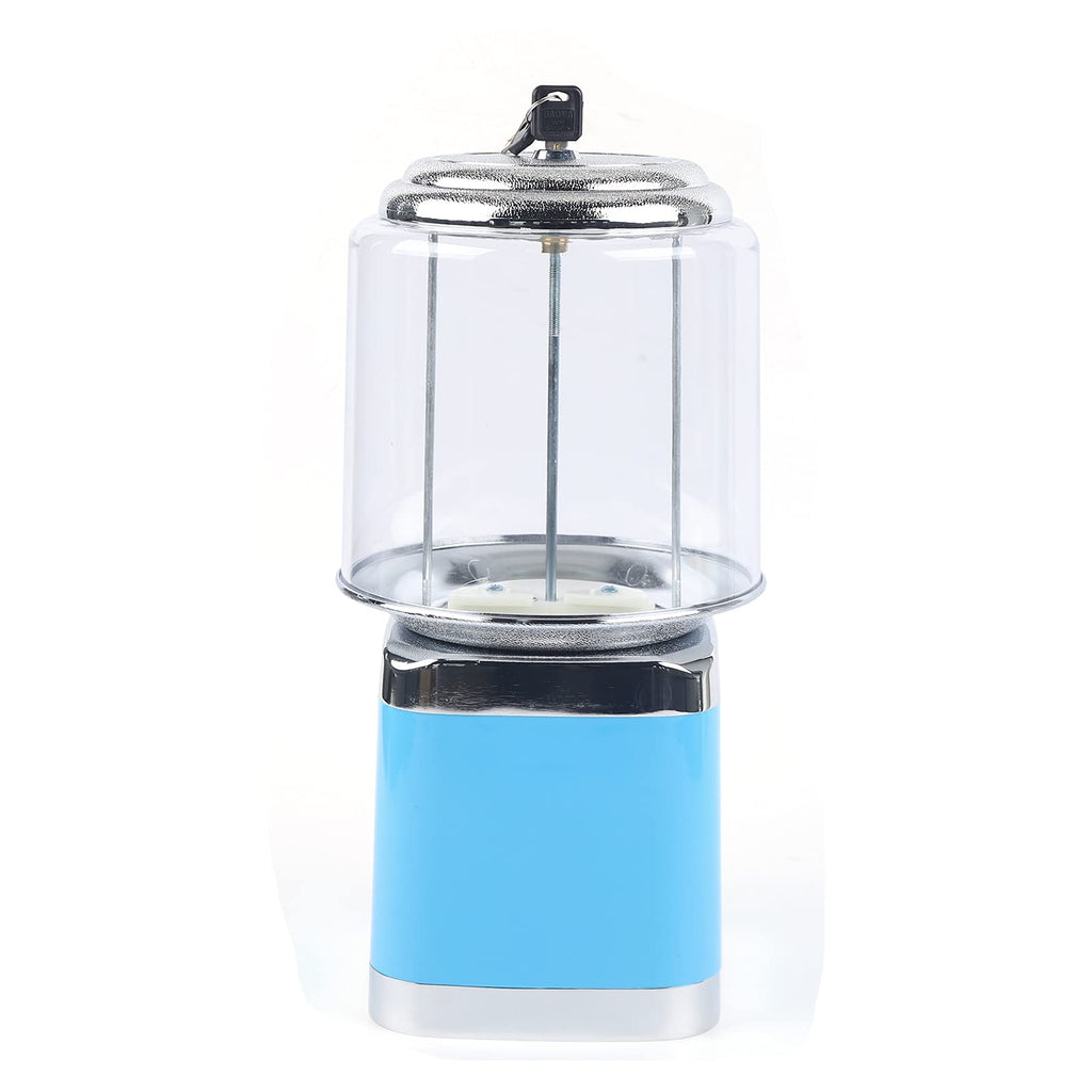 25 Cent Vending Machines, Commercial Toy Candy Capsule Vending Machine, 0.79-1.26 Inch Ball Diameter Coin Operated Large Capacity Gumball Machine for Home Use, Game Halls, Retail Stores (Blue)