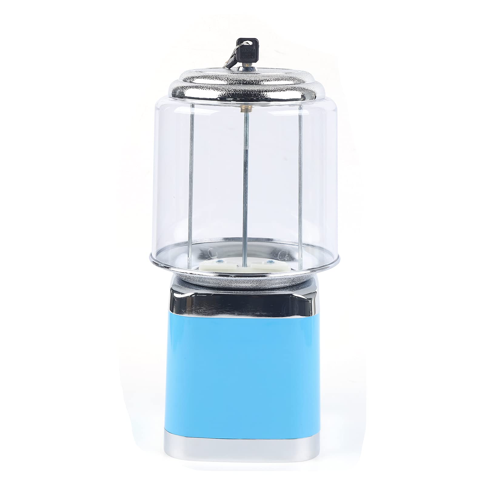 25 Cent Vending Machines, Commercial Toy Candy Capsule Vending Machine, 0.79-1.26 Inch Ball Diameter Coin Operated Large Capacity Gumball Machine for Home Use, Game Halls, Retail Stores (Blue)