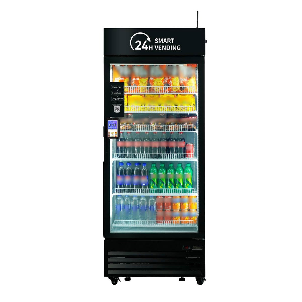 Smart Combo Vending Machine for Business with AI Technology Vending Machine for Sale, Card Reader & App Control Refrigerated Commercial US-360