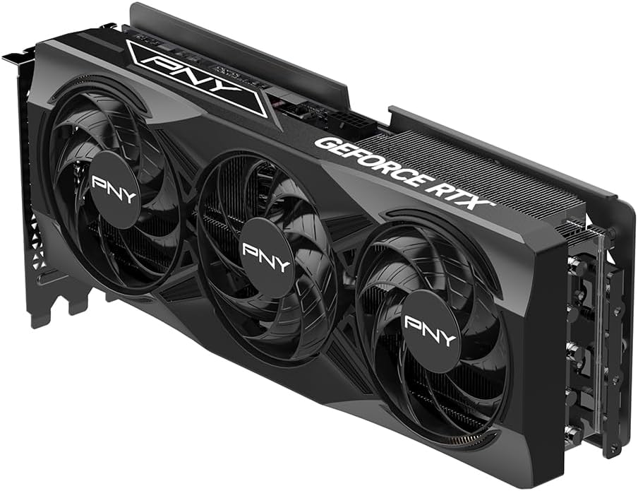 PNY NVIDIA GeForce RTX™ 5070 Ti OC Triple Fan, Graphics Card (16GB GDDR7, 256-bit, Boost Speed: 2572 MHz, PCIe® 5.0, HDMI®/DP 2.1, 2.98-Slot, NVIDIA Blackwell Architecture, DLSS 4)