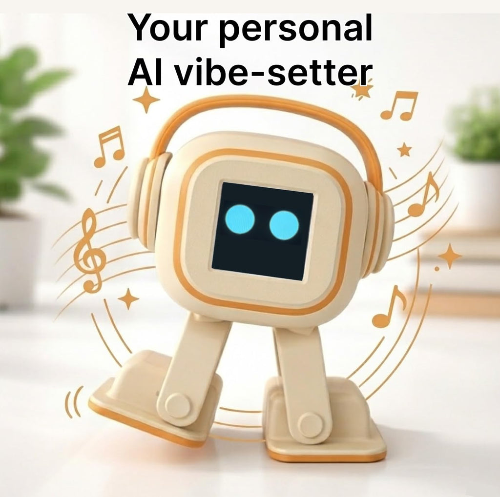 AI Chatbot | Emotional Interaction, Singing and Dancing, Emojis, Voice Control, Personalization, Companion, (Black)