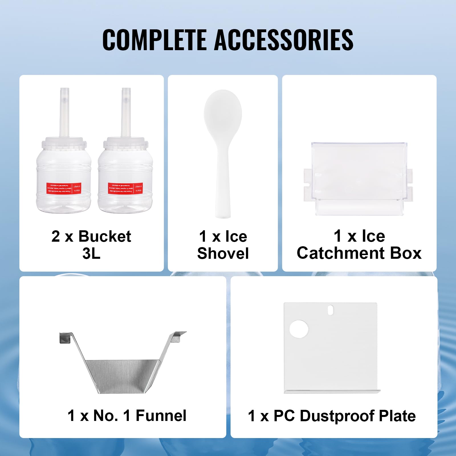 VEVOR Commercial Snowflake Ice Machine, 397LBS/24H Snowflake Ice Maker, Stainless Steel Ice Shaver Machine, Electric Snow Cone Maker, Liquid Cooling System for Rapid Heat Dissipation, Ice Cream