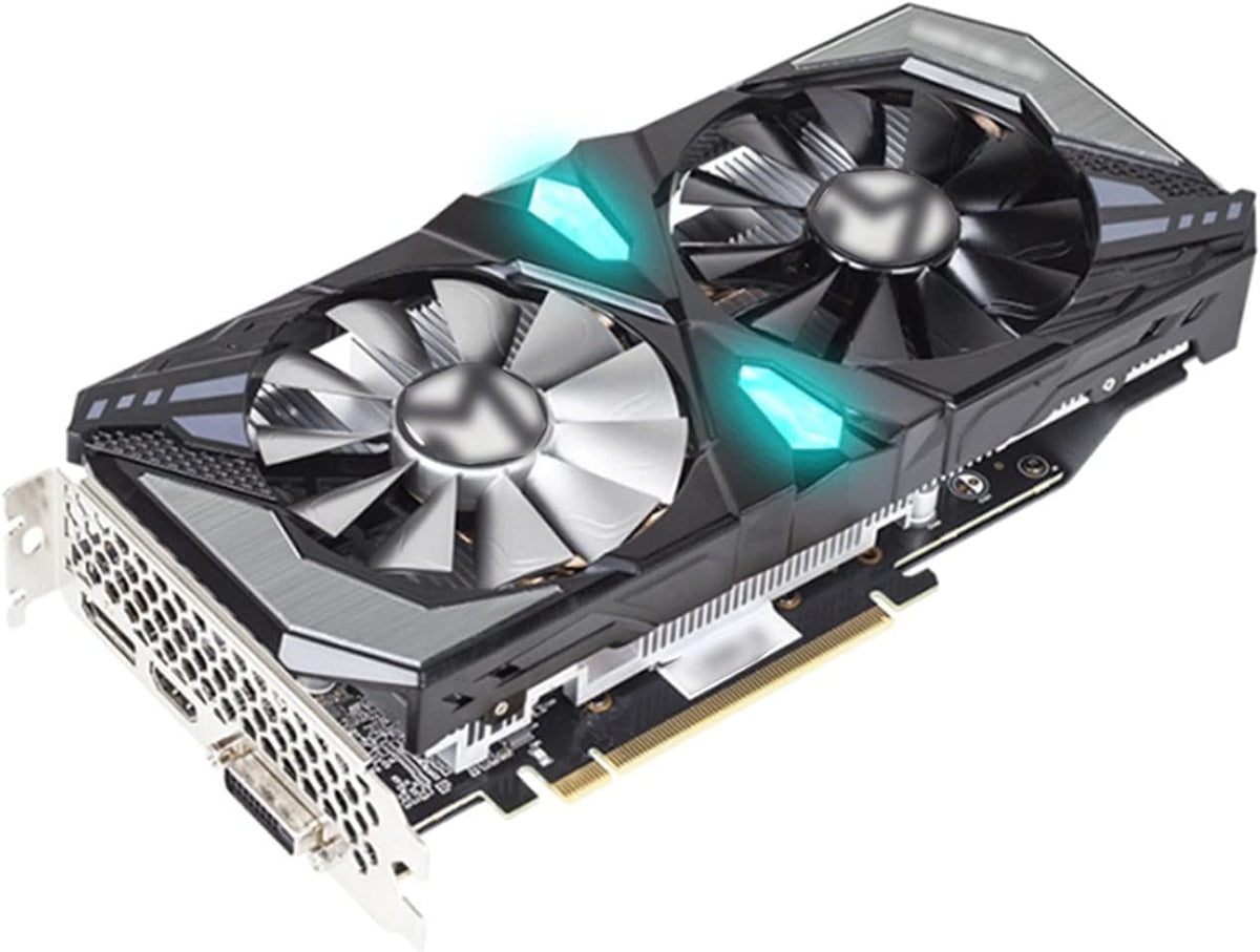 Graphic Card GTX 1650 4GB Fit for Nvidia GDDR6 GPU Video Gaming 12Nm RGB Lighting Video Card Fan Graphics Card