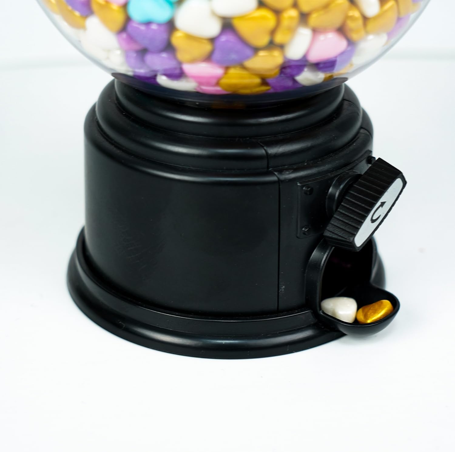 YOBRO Mini Sweet Treat Vending Machine, Adorable Desktop Candy Dispenser - The Perfect Creative Gift for Friends' Chocolate and Snack Stash Black