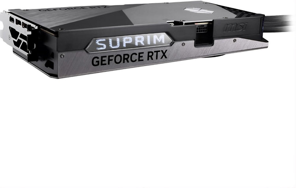 msi GeForce RTX 5090 SUPRIM Liquid SOC Hybrid Liquid Cooled GPU, 32GB GDDR7, 28 Gbps, 512-bit, 3352 AI Tops, DLSS 4, 360mm Radiator, DP 2.1b x3, HDMI 2.1b, with GPU Holder