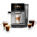 Bosch Fully Automatic Coffee and Espresso Machine - 36 Drinks, Double Cup Barista Style Super Coffee Maker - Touchscreen, Large Bean Capacity - Easy Clean, Maintenance - Stainless Steel - TQU60703