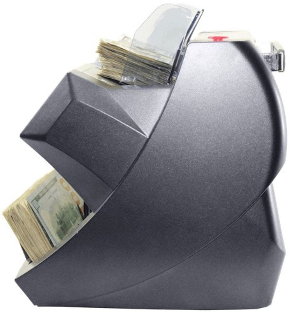 AccuBANKER AB4200MGUV Bill Counter Machine, 300 Bills Hopper Capacity Variable Counting Speeds up to 1,800 Bills/Min with 3-Point Counterfeit Detector Magnetic Ultraviolet, Commercial Grade, UL & CE