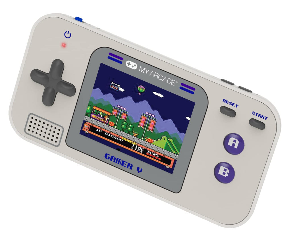 My Arcade Tetris Gamer V: Tetris Game preloaded with 200 Bonus Games, Arcade Classics, 2.5 Inch Screen