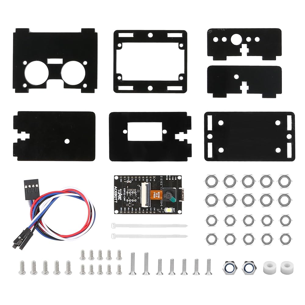 ACEBOTT Robot Arm Expansion Pack Smart Car Starter Kit, Robotics Kit for Kids Ages 8-12 12-16, STEM Toys Coding Robot Kit for Teens & Adults(QD007)