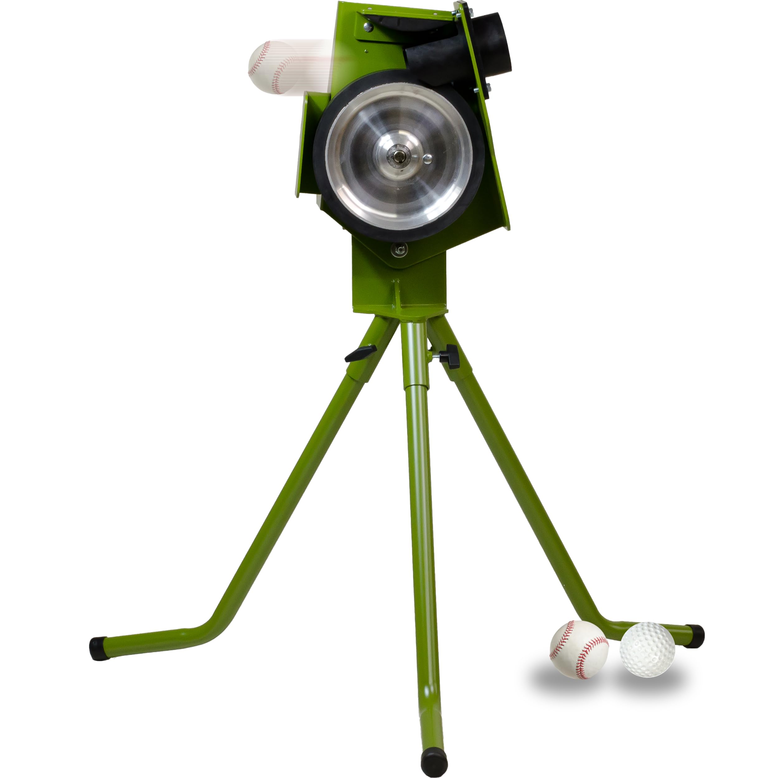 Mound Yeti Baseball Softball Pitching Machine, Youth and Adult Single Wheel Pitching Machine for Baseball and Softball, Training Equipment