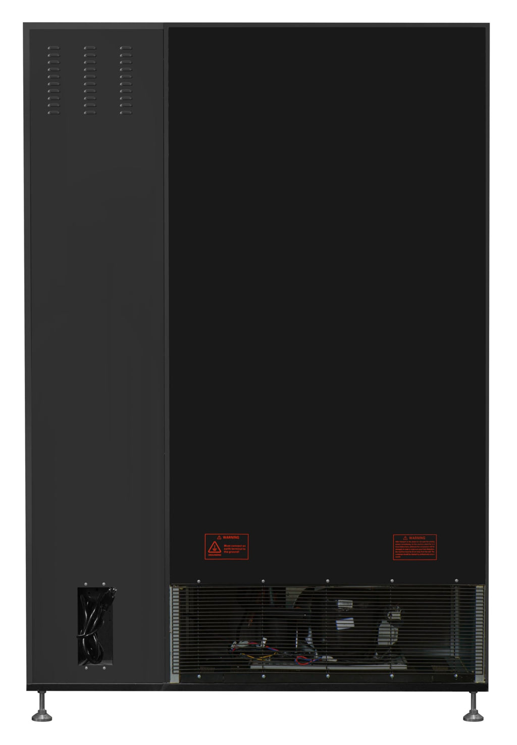 KoolMore Refrigerated Snack Vending Machine with 36 Slots Featuring a Credit Card Reader and Coin/Bill Acceptor in Black (KM-VMR-30-BCR)