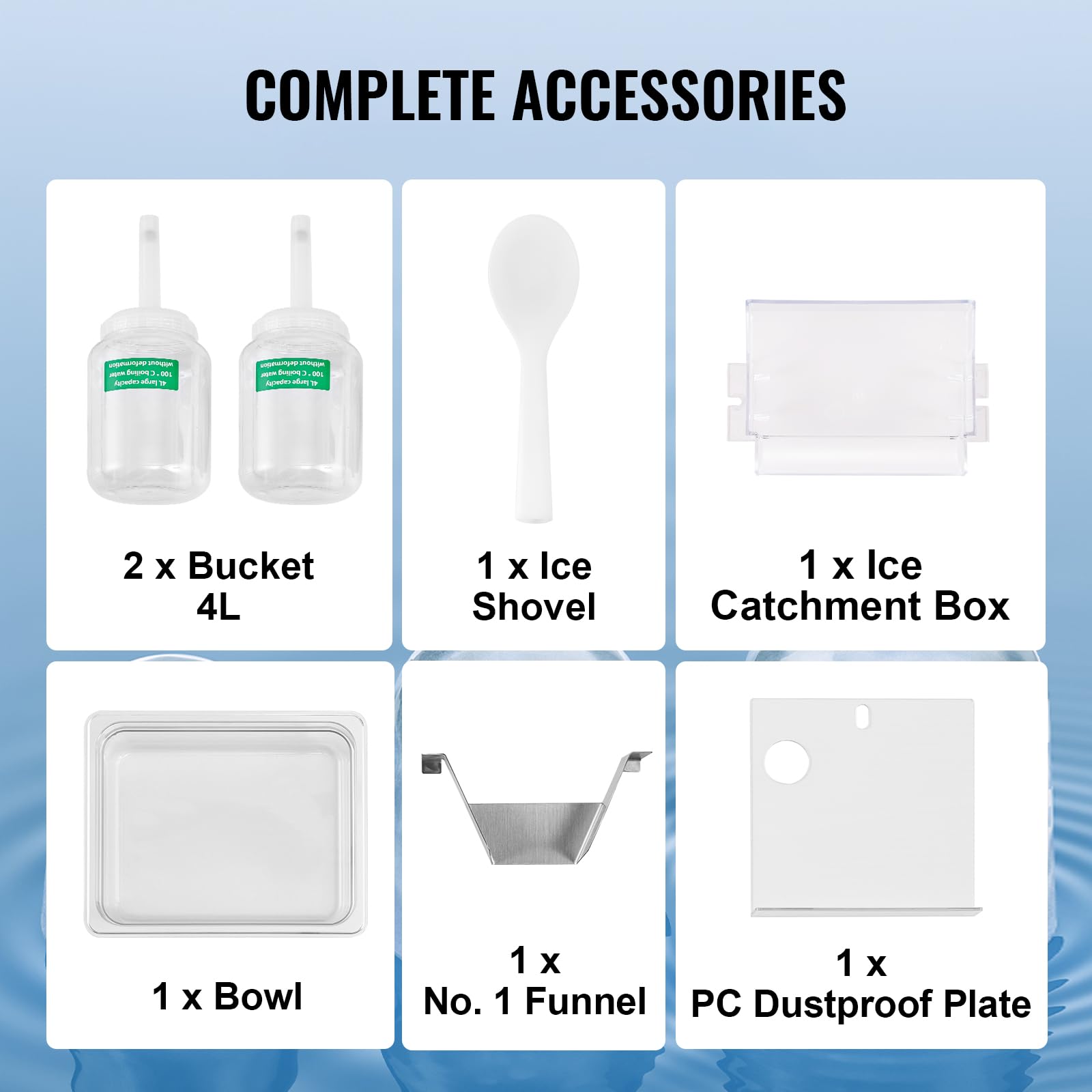 VEVOR Commercial Snowflake Ice Machine, 397LBS/24H Snowflake Ice Maker, Stainless Steel Ice Shaver Machine, Electric Snow Cone Maker, Liquid Cooling System for Rapid Heat Dissipation, Ice Cream