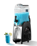30L Commercial Slushie Machine, 2 Tank Margarita Machine, 80 Grande Cups Slushy Machine with Auto Clean, 8 Gal LED Frozen Drink Machine for Business, Mobile Bar, Party, Restaurant, 800W Fast Cooling