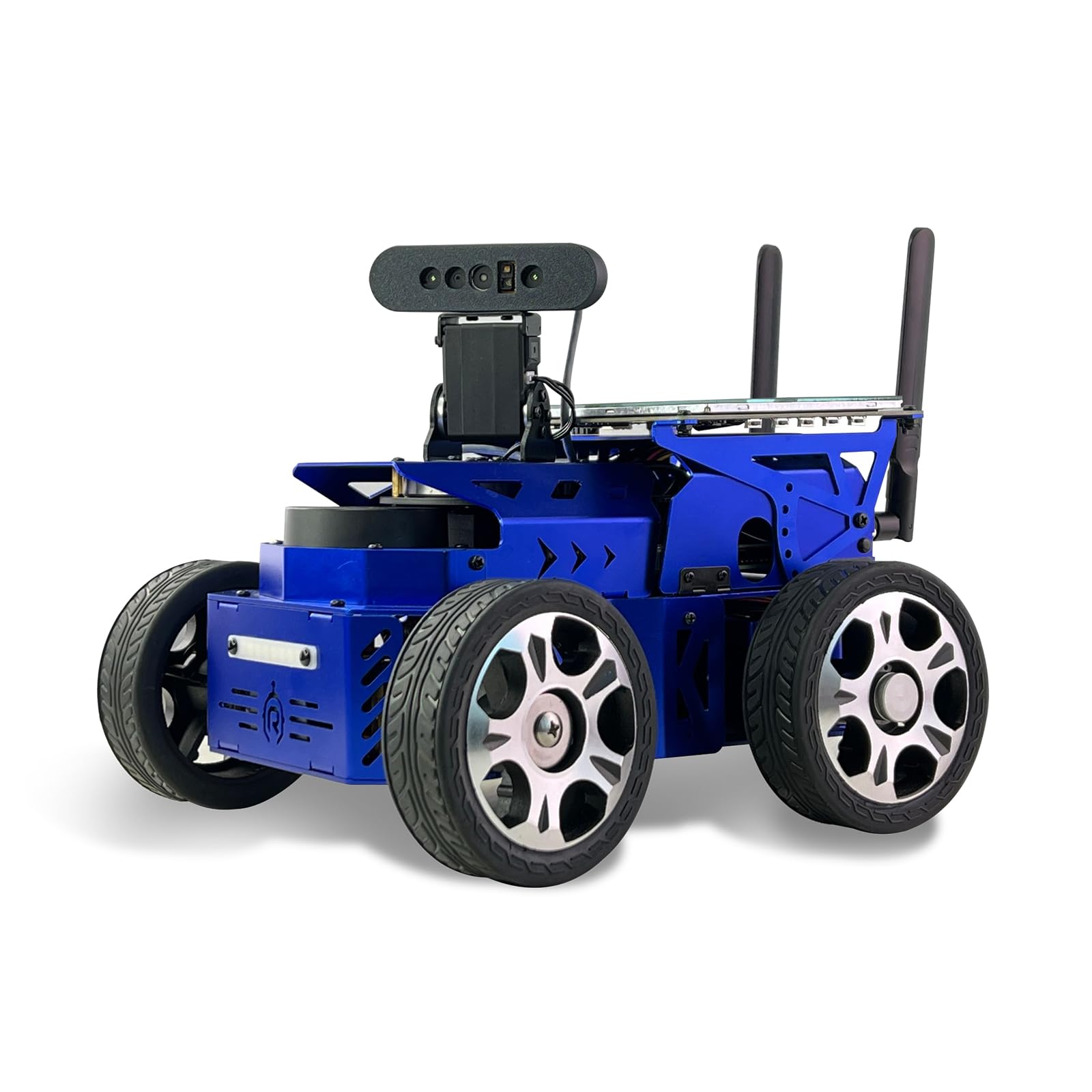 Jetson Nano ROS2 Robot Lidar Mapping Navigation 7in Touch Screen,Ackerman Smart Car Chassis Python Programming AI Visual Recognition for Adults Learning Education Kit(with Jetson Nano 4GB)