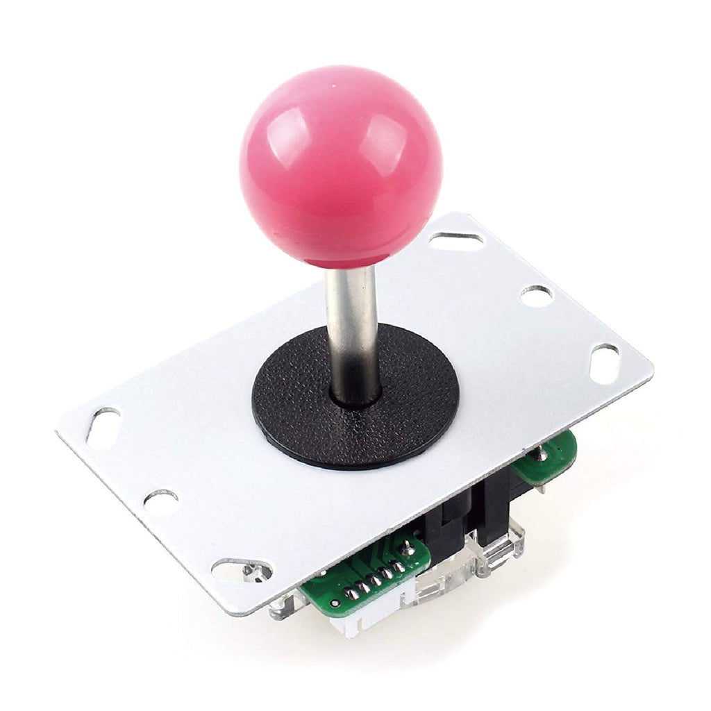SANWA JLF-TP-8YT Joystick Red Original - for Arcade Jamma Game 4 & 8 Way Adjustable, Compatible with Catz Mad SF4 Tournament Joystick (Red Ball Top), Use for Arcade Game Machine Cabinet S@NWA