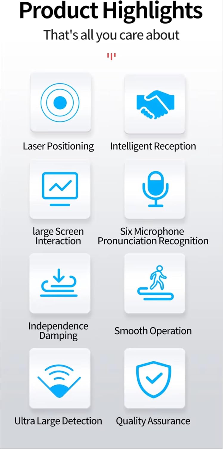Food Delivery Robot Cart with Greeting Guidance, Service Robot Cart for Hotel Restaurant, Multi-Function Delivery & 3D Obstacle Avoidance for Catering