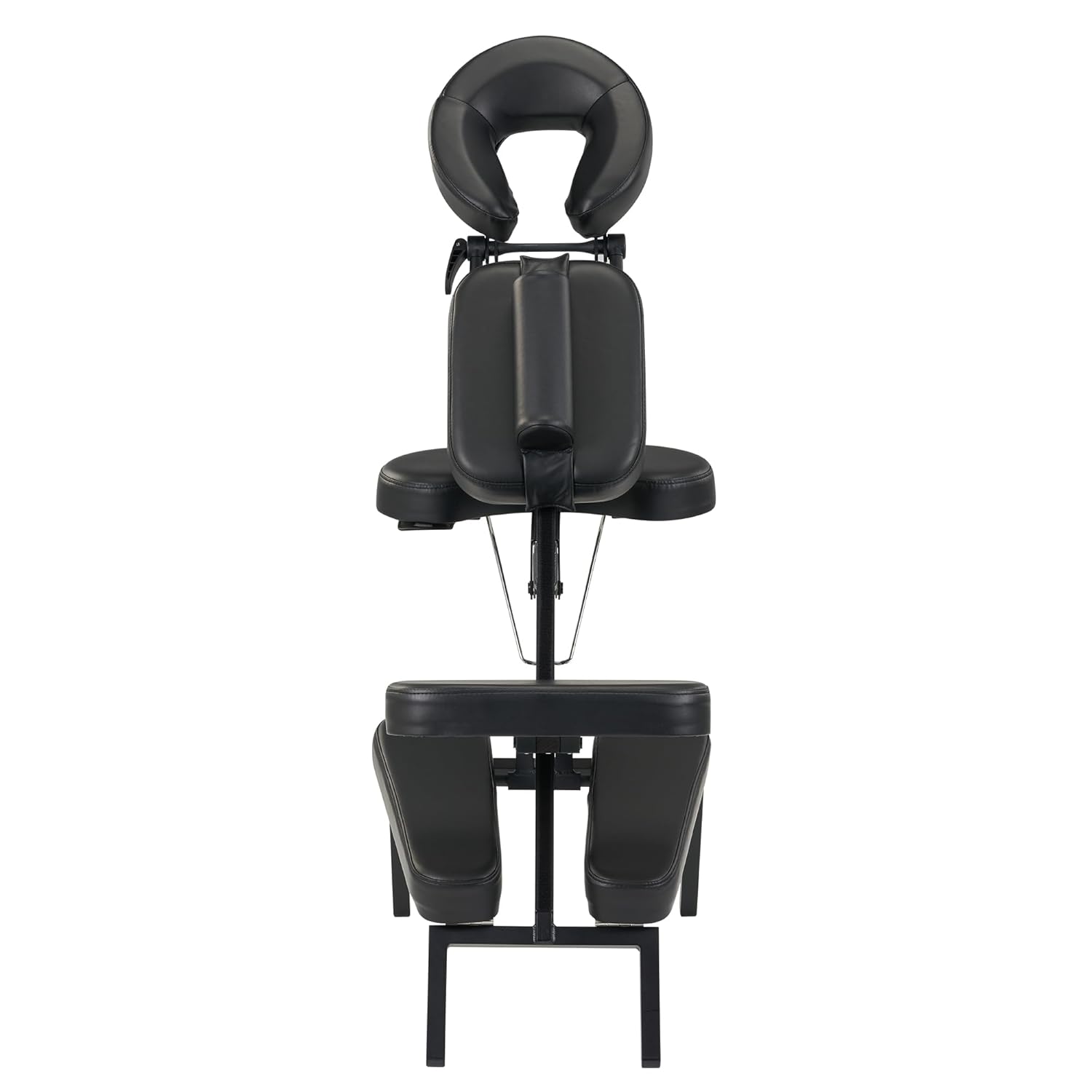 Master Massage Apollo Extra Large Size Portable Massage Chair-Lightweight Aluminum Tattoo Foldable-Sitting Posture Folding Massage Chair-with Larger Cushions and Wheels Bag-in Black