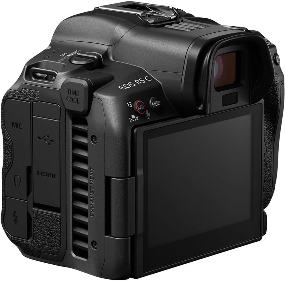 Canon EOS R5 C Mirrorless Cinema Camera with Tripod (5077C002) Bundle | For Photography & Video + Card Reader + Hand Strap + Charger + Photo Software + More