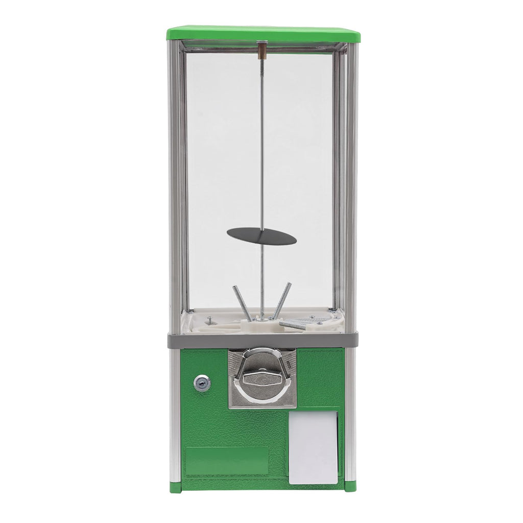 4X 25 Cents Coin Operated Vending Machine, 200pcs 1.77in Toy Capsule Vending Machine Commercial Twister Ball Dispenser 21in Height Rectangle Bubble Gum Machine for Retail Store, Supermarket