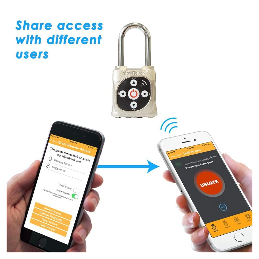 Smart Mini Padlock (Silver) - Single