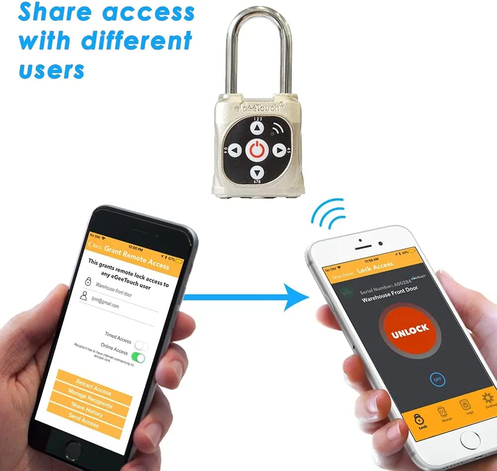 Smart Mini Padlock (Silver) - Single