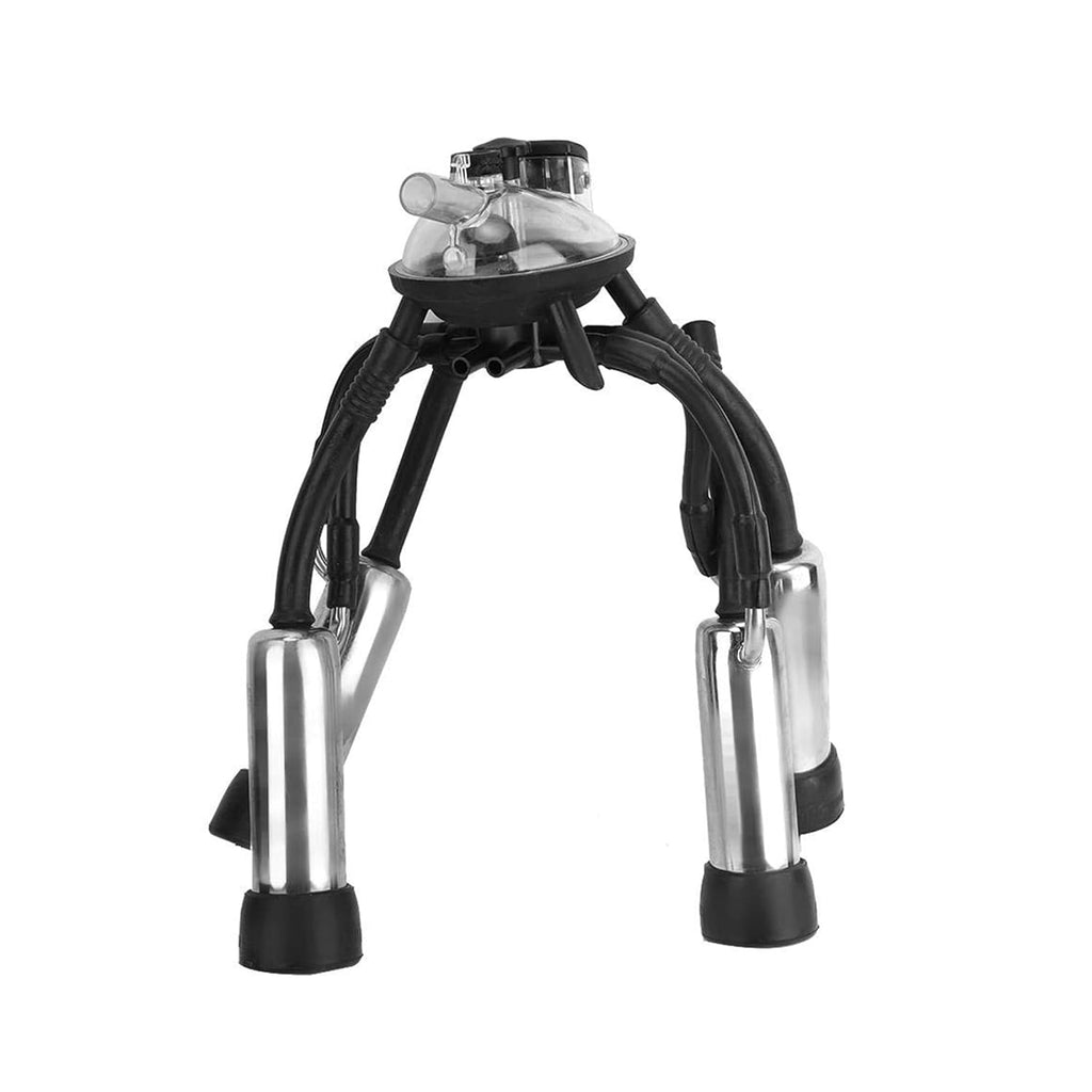 Goat Milking Machine Milker Cups Set : 240CC Goat Milker Machine Milking Claw,Cow Milker Milking Cluster, Goat Milking Machine - Milk Collector Tool for Vacuum Pump Milking Machine