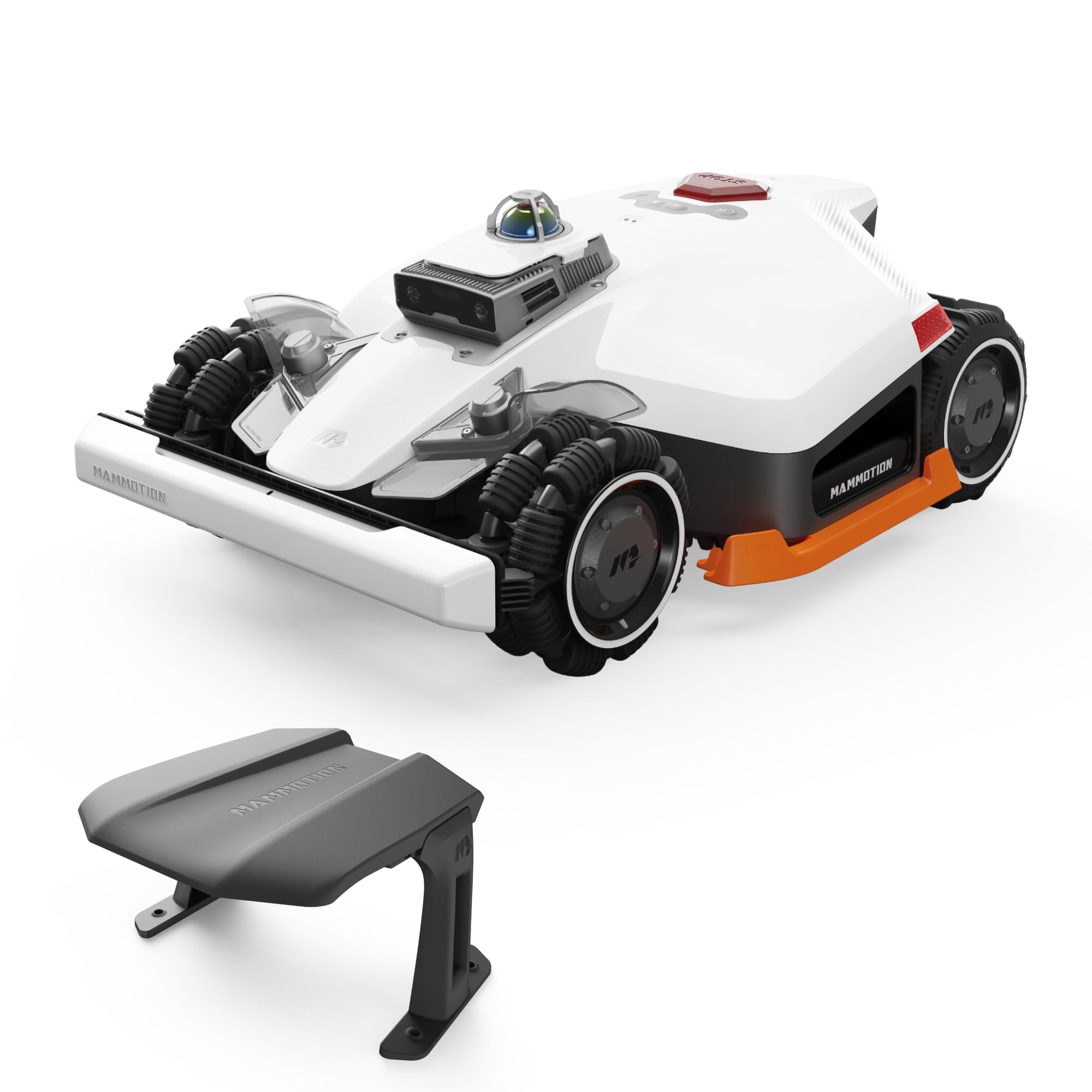 Mammotion LUBA 3 AWD 5000H Robot Lawn Mower for 1.25 Acres, 360° LiDAR+NetRTK+AI Vision Tri-Fusion Positioning, All-Wheel-Drive for 80% Slopes, 50 Multi-Zone Management, Cutting Height 2.2"-4.0"