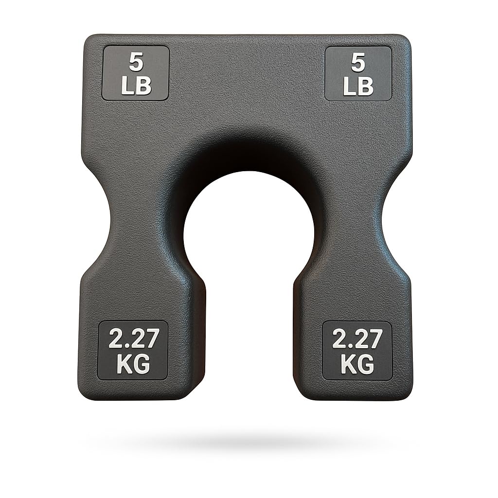 2.5 LB and 5 LB Weight Stack Add On – Weight Stack Adapter Plate for Home Gym & Exercise Machines, Add Resistance to Weight Stack, Incremental Weight Adjustments for Improved Strength Training Results