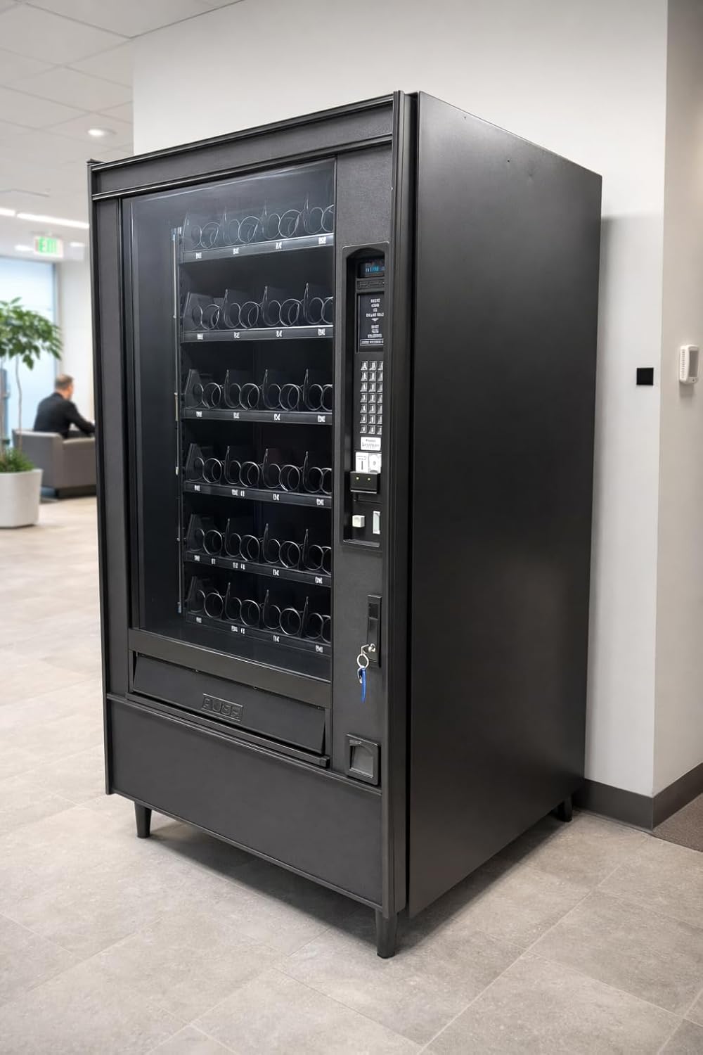 Commercial Snack Vending Machine – Credit Card Reader Included, No Monthly Software Fees, Remanufactured & Tested, 40 Selections, Bill & Coin, Indoor Use