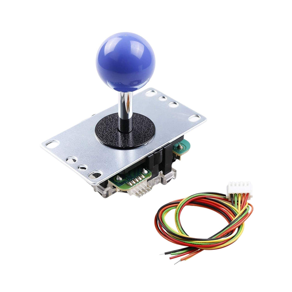 SANWA JLF-TP-8YT Joystick Red Original - for Arcade Jamma Game 4 & 8 Way Adjustable, Compatible with Catz Mad SF4 Tournament Joystick (Red Ball Top), Use for Arcade Game Machine Cabinet S@NWA
