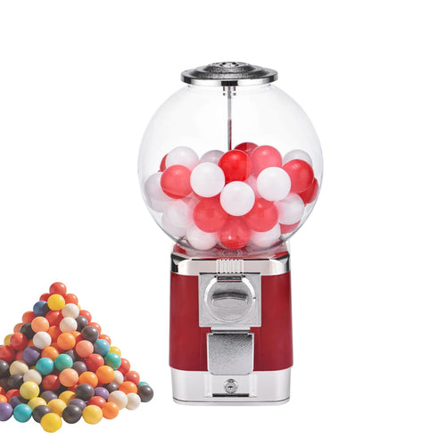 50mm Ball Classic Bubble Capsule Toys Dispenser Vending Machine Vending Machine Twister Ball Dispenser Gumball Machine for Retail,Amusement Parks(Color:White)