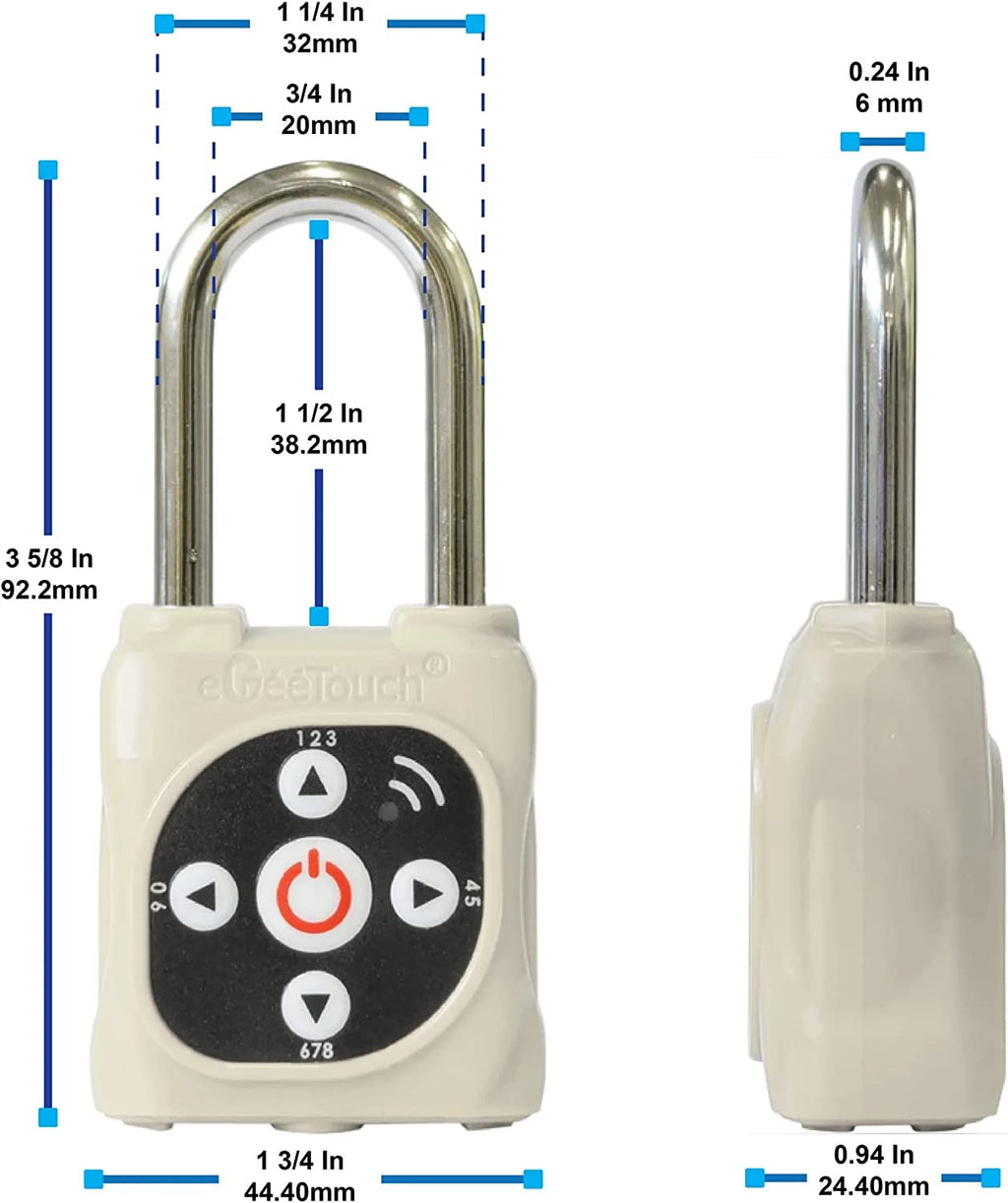 Smart Mini Padlock (Silver) - Single
