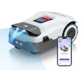 ANTHBOT Genie3000 Robot Lawn Mower - NO Wire, Full Band RTK+4-Eye Vision Robotic Lawnmower for 3/4 Acre, Auto Mapping, Multi-Zone Management, Accurate Obstacle Avoidance, Intelligent Path Planning